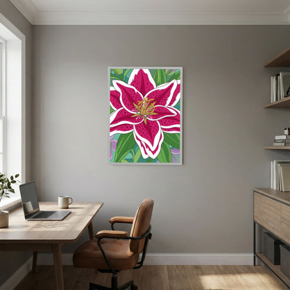 Colourful Flower — Bold Botanical Illustration Print - Copy - Copy - Copy - Copy