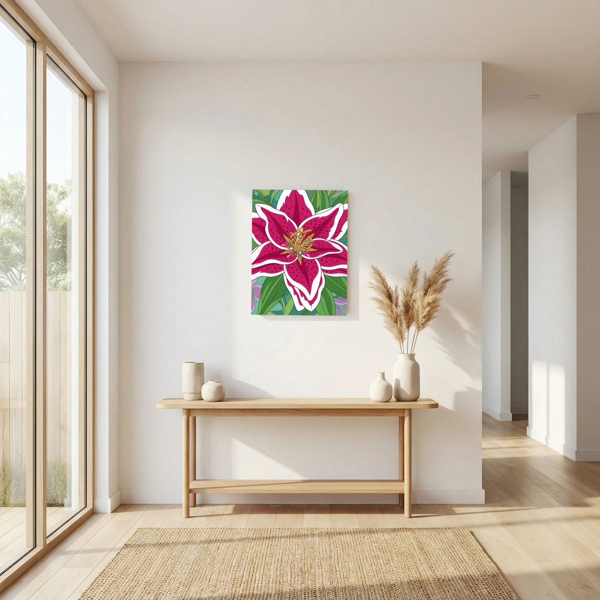 Colourful Flower — Bold Botanical Illustration Print - Copy - Copy - Copy - Copy