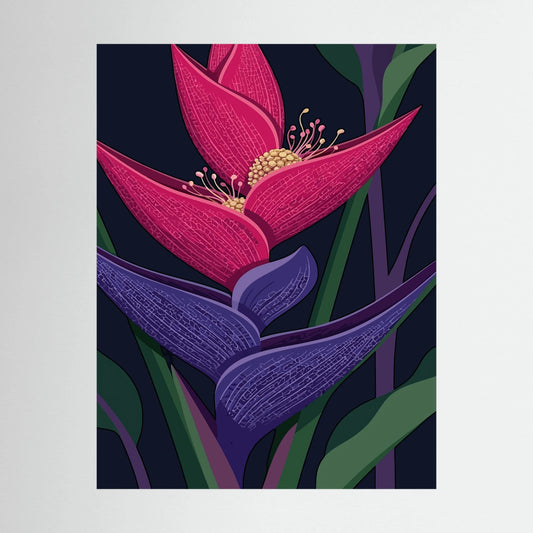 Colourful Flower — Bold Botanical Illustration Print - Copy - Copy - Copy - Copy - Copy - Copy - Copy - Copy - Copy - Copy - Copy - Copy - Copy - Copy
